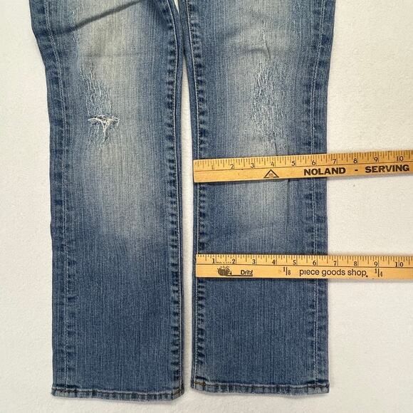 Lucky Brand Jeans Women 2/26 (fits 28x26) Sweet Dream Cuffed Crop Button Fly USA - Picture 9 of 15